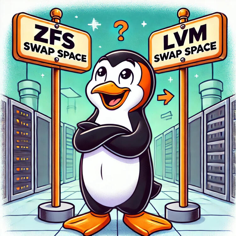 Swap Space unter Proxmox VE mit LVM und ZFS