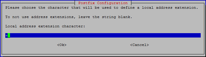 Proxmox Postfix Konfiguration